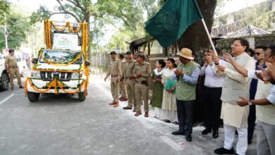 वन्यजीव सप्ताह के शुभारंभ अवसर पर मुख्यमंत्री पुष्कर धामी  ने बाइक रैली को हरी झंडी दिखाकर किया गया रवाना